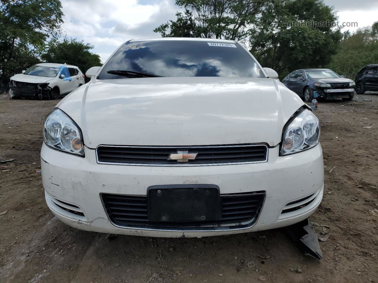 2009 Chevrolet Impala Ls Белый vin: 2G1WB57K691253536