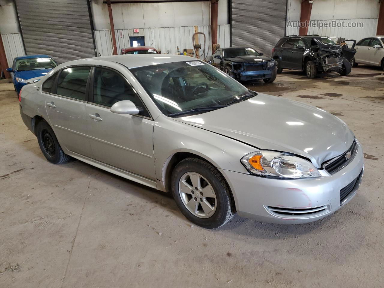 2009 Chevrolet Impala Ls Silver vin: 2G1WB57K691271812