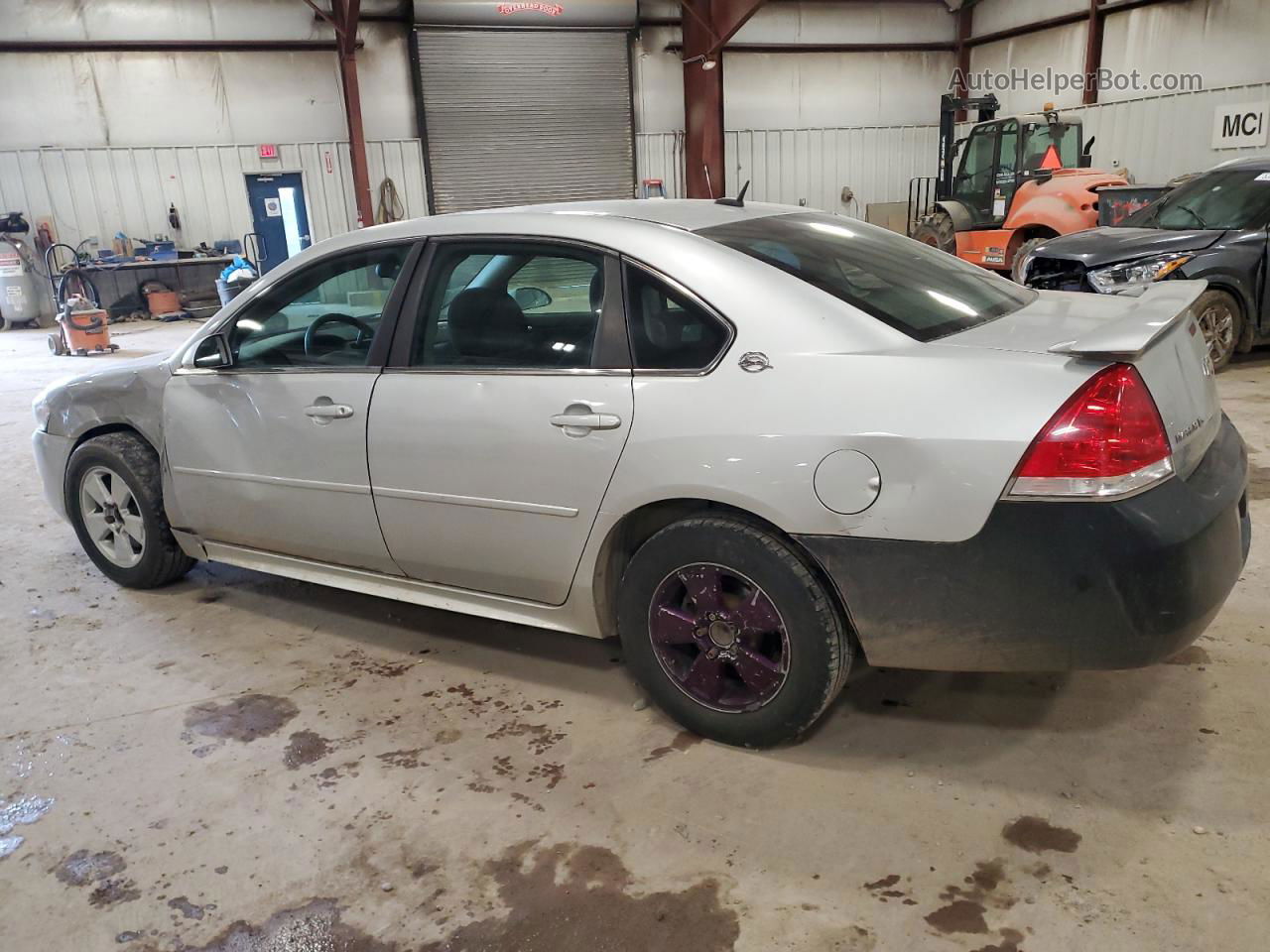 2009 Chevrolet Impala Ls Silver vin: 2G1WB57K691271812