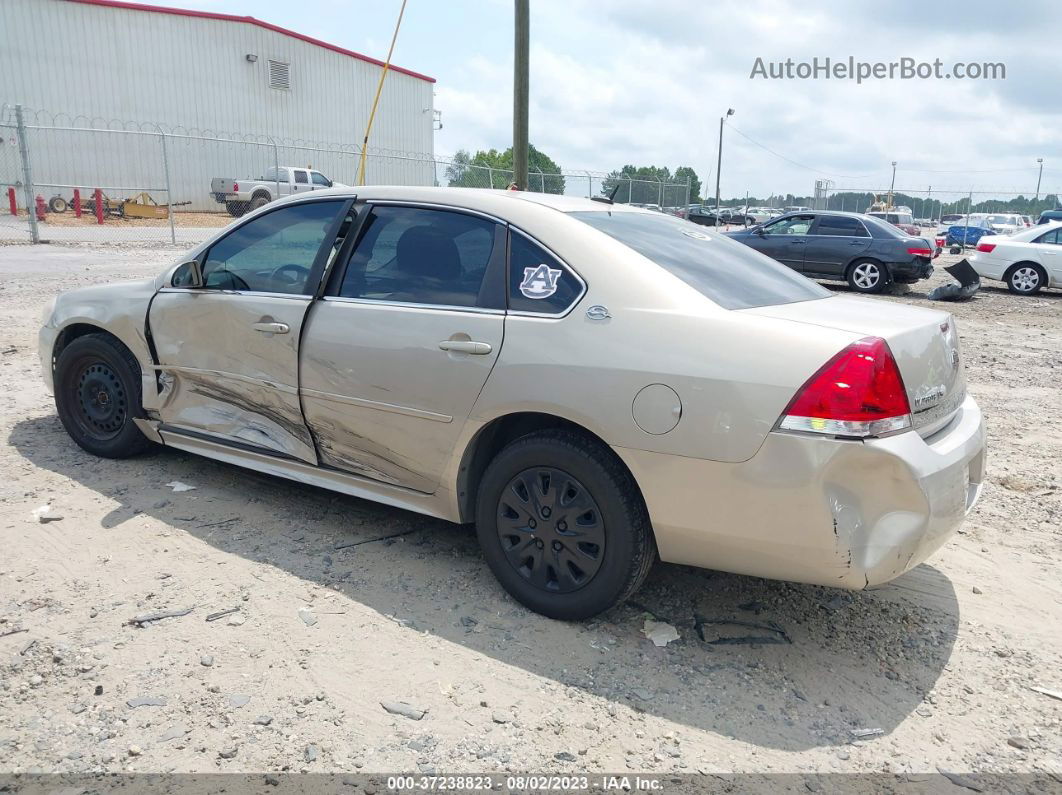 2009 Chevrolet Impala Ls Золотой vin: 2G1WB57K691307501