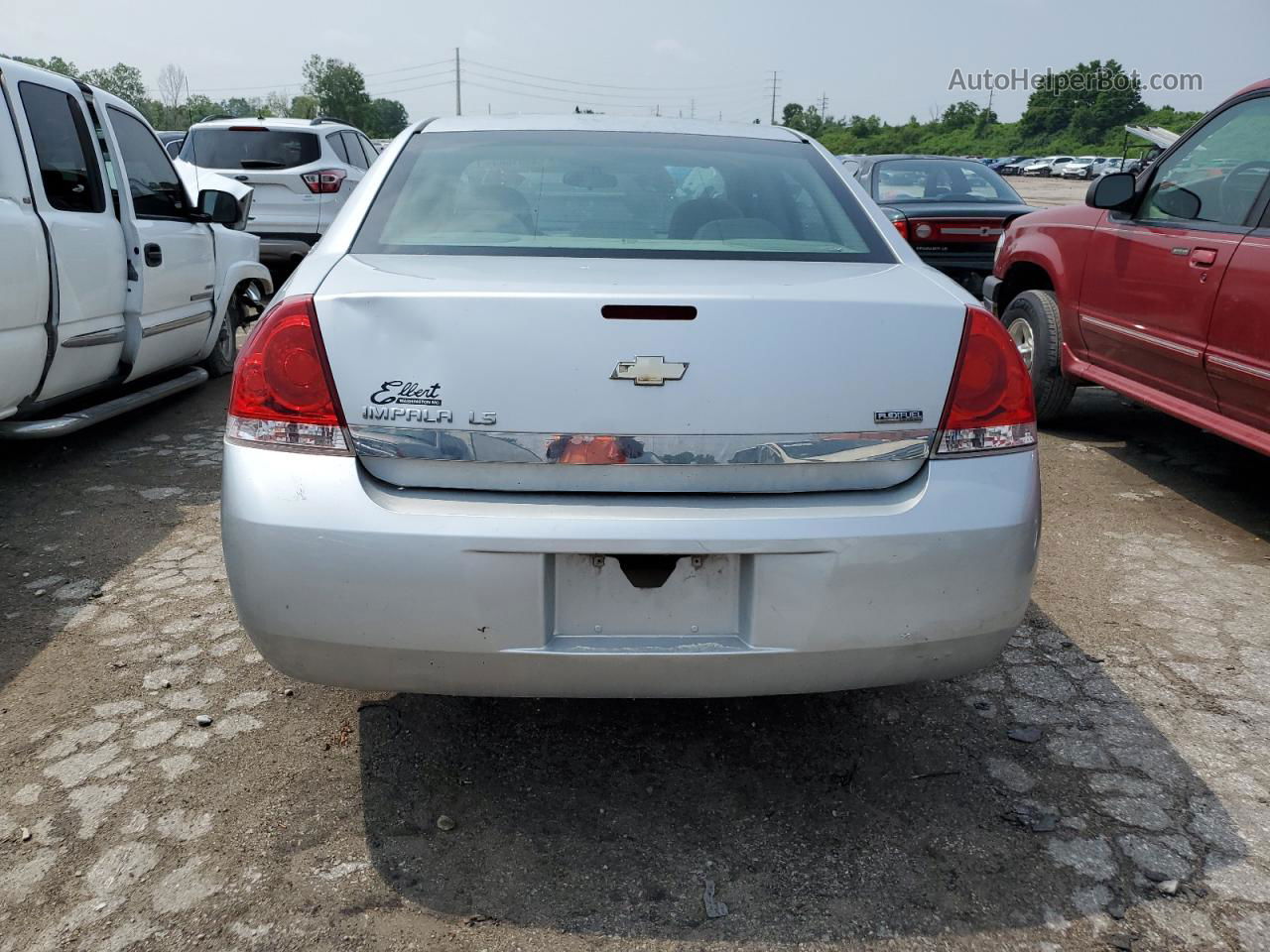 2009 Chevrolet Impala Ls Silver vin: 2G1WB57K691320426