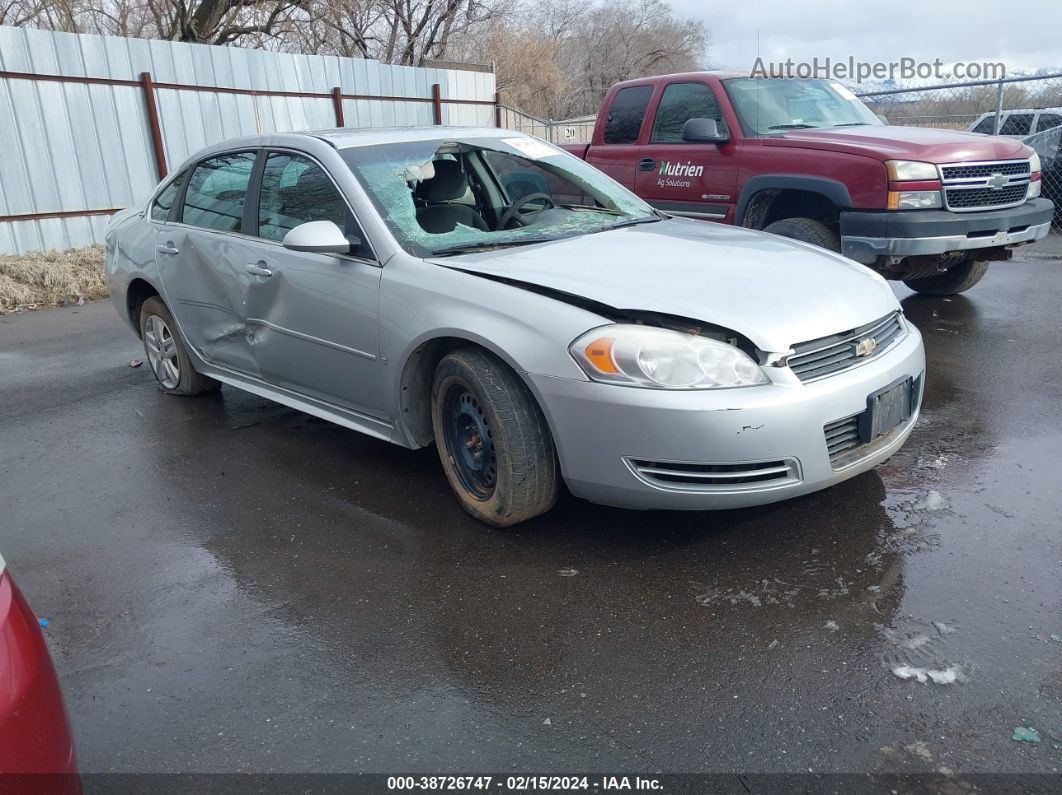 2009 Chevrolet Impala Ls Silver vin: 2G1WB57K791197266