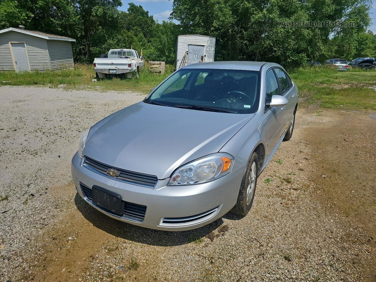 2009 Chevrolet Impala Ls Silver vin: 2G1WB57K791223834