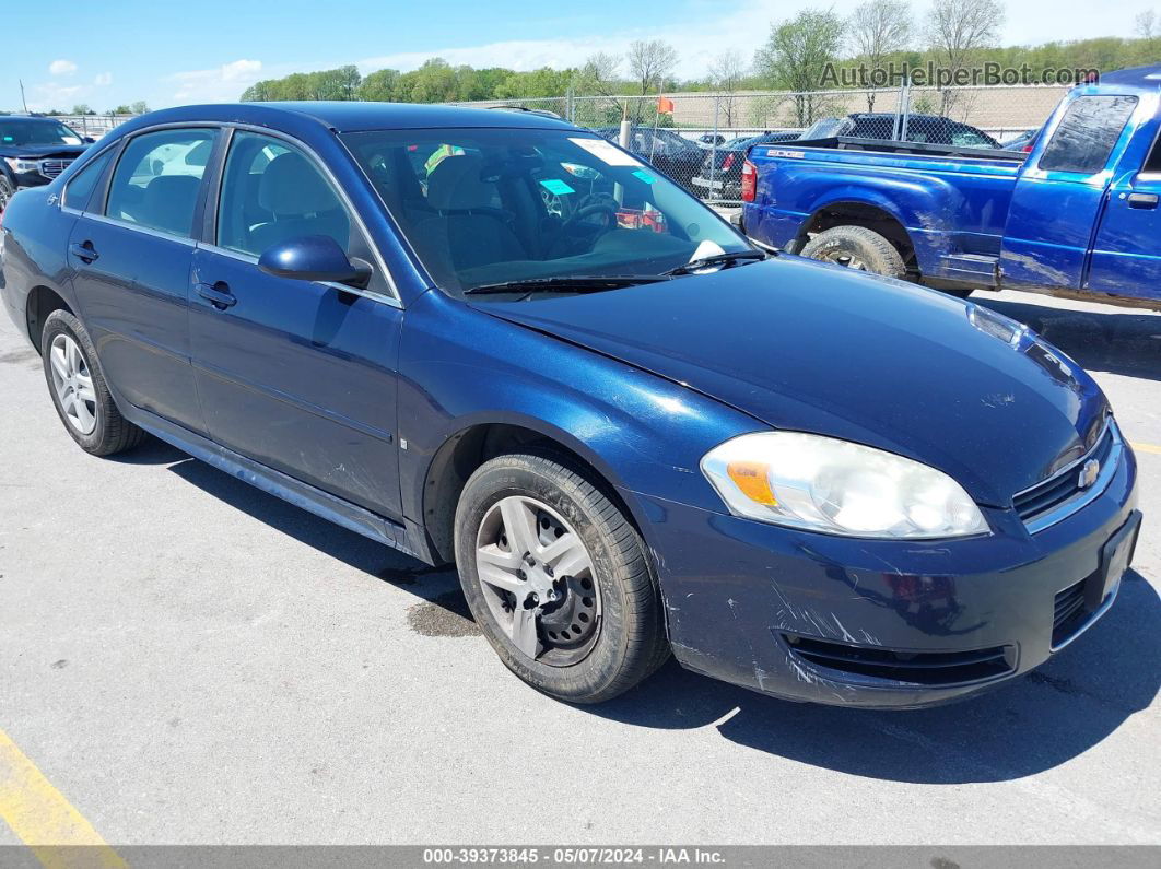 2009 Chevrolet Impala Ls Blue vin: 2G1WB57K791277070