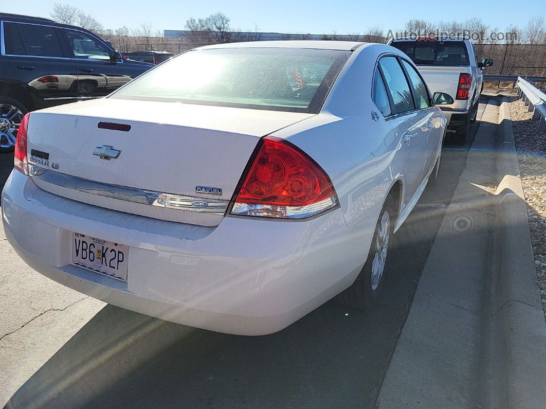 2009 Chevrolet Impala Ls White vin: 2G1WB57K791287632