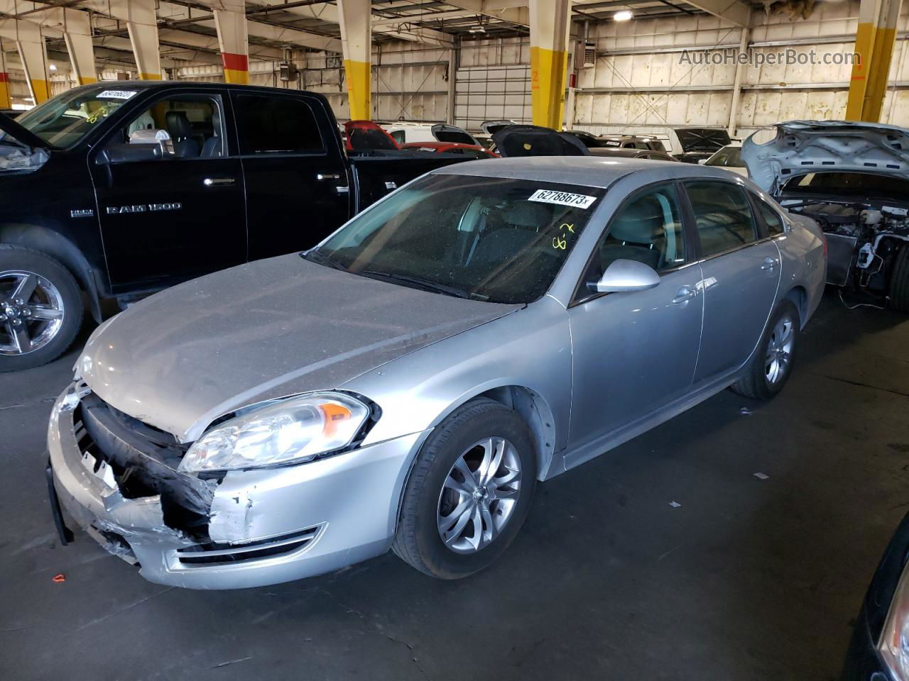 2009 Chevrolet Impala Ls Серебряный vin: 2G1WB57K791288490