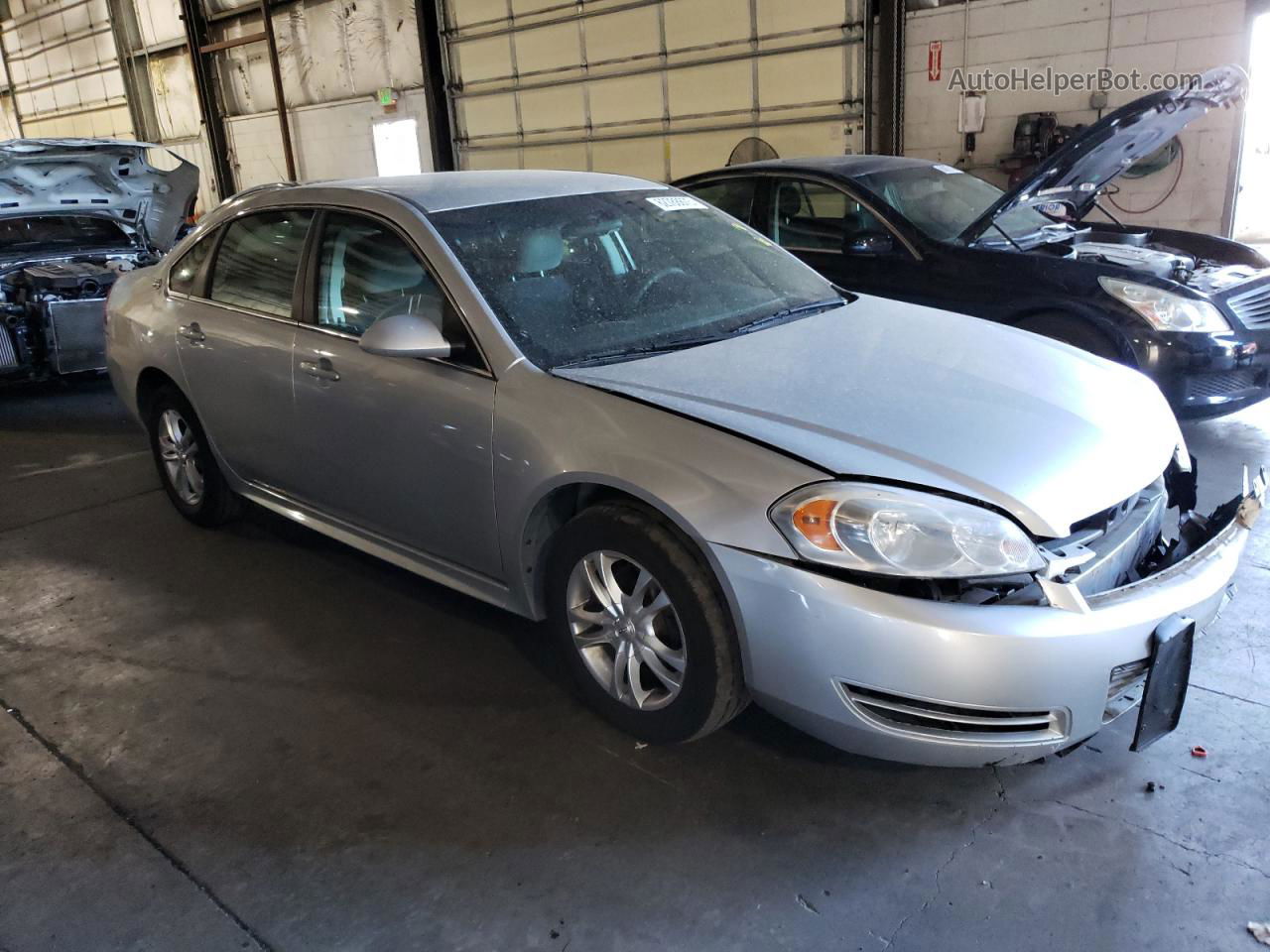 2009 Chevrolet Impala Ls Silver vin: 2G1WB57K791288490