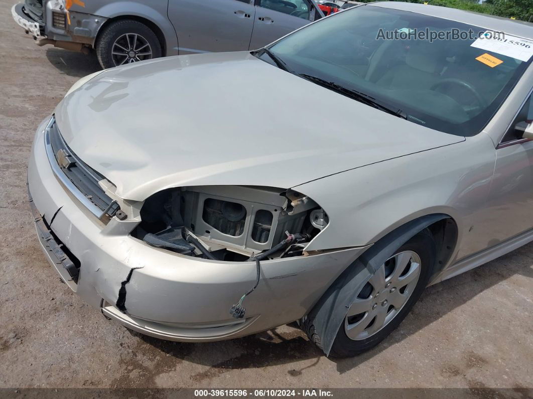 2009 Chevrolet Impala Ls Beige vin: 2G1WB57K791289722