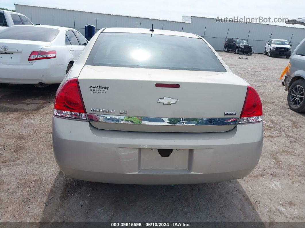 2009 Chevrolet Impala Ls Beige vin: 2G1WB57K791289722