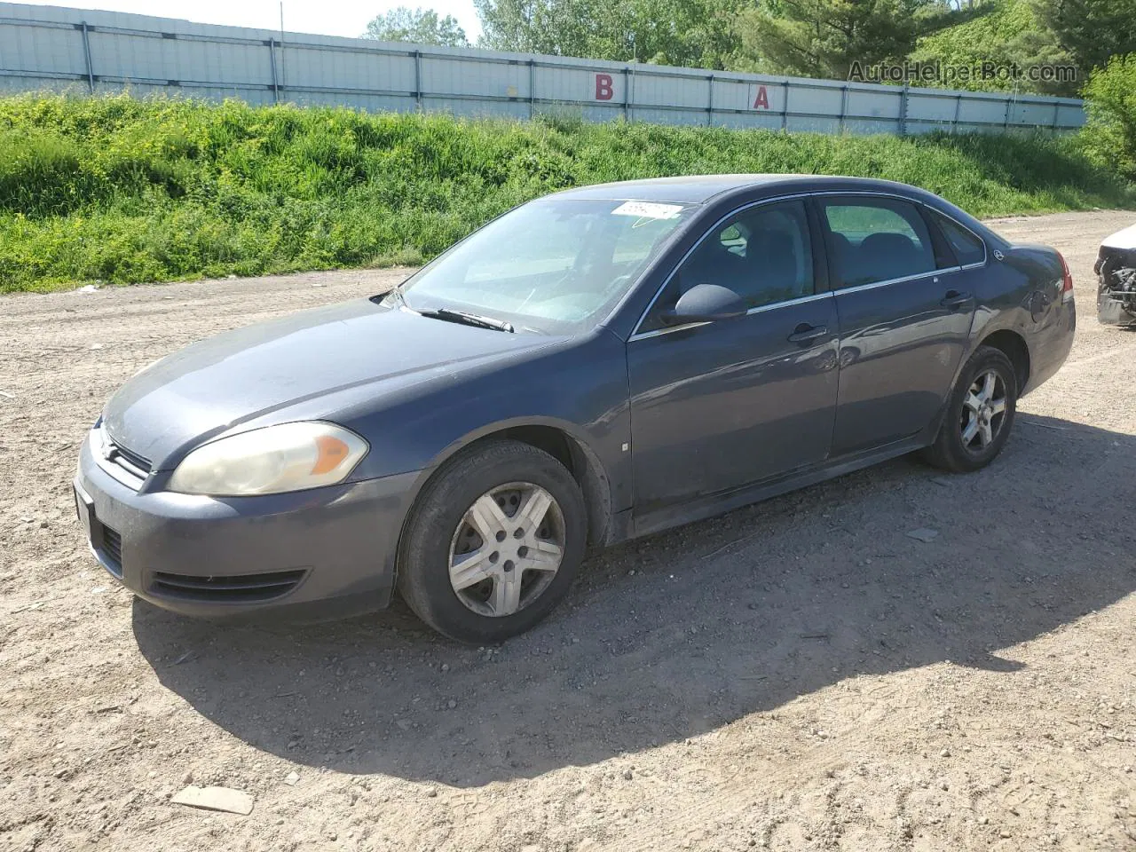 2009 Chevrolet Impala Ls Blue vin: 2G1WB57K891161358