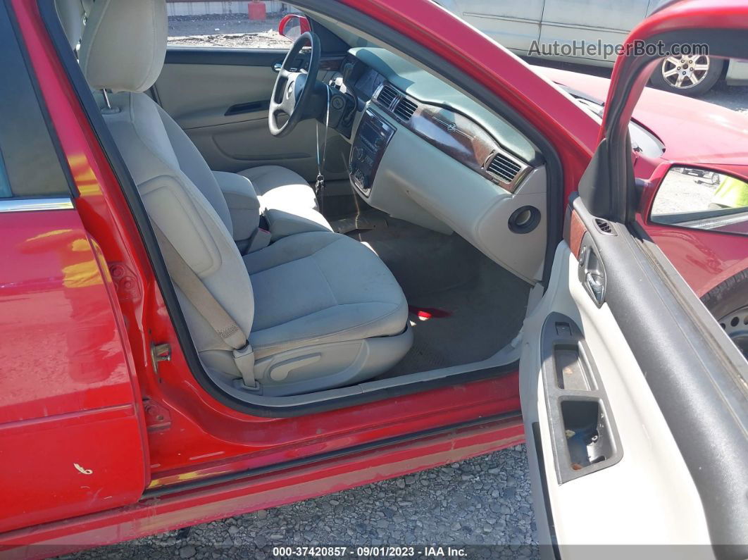 2009 Chevrolet Impala Ls Red vin: 2G1WB57K891161425