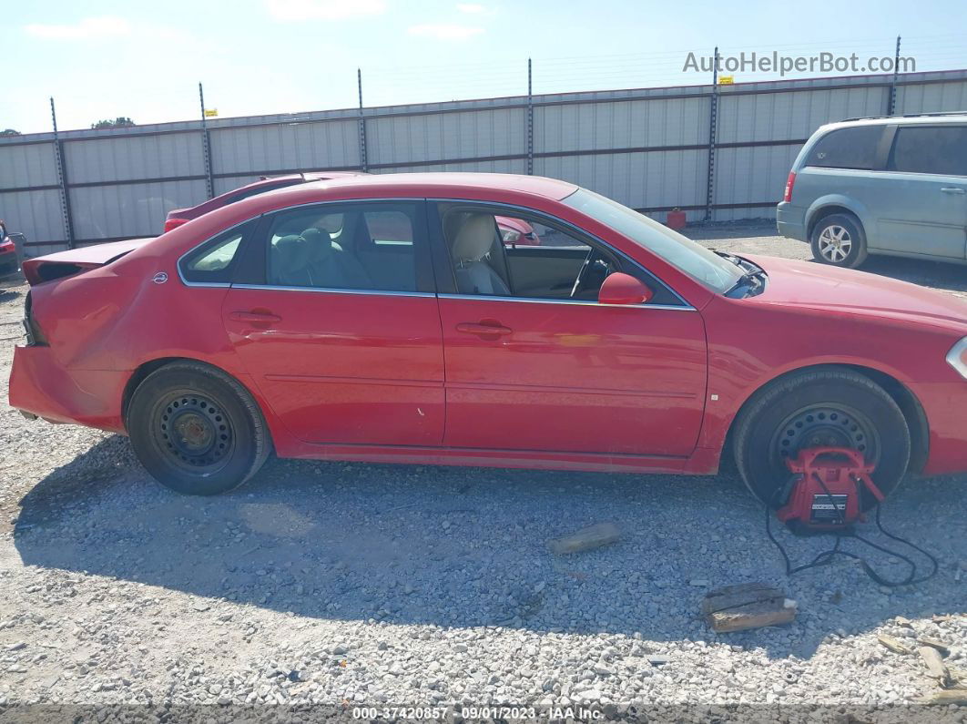 2009 Chevrolet Impala Ls Red vin: 2G1WB57K891161425