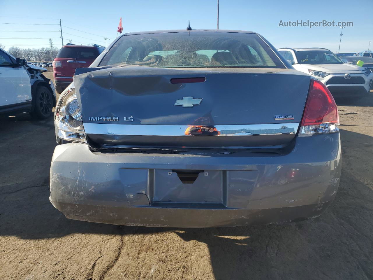 2009 Chevrolet Impala Ls Gray vin: 2G1WB57K991135805