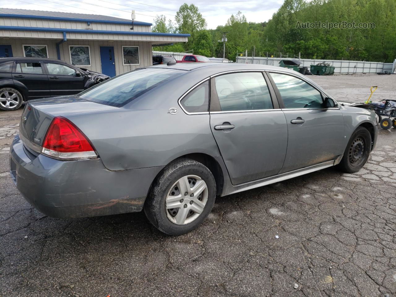 2009 Chevrolet Impala Ls Gray vin: 2G1WB57K991155553