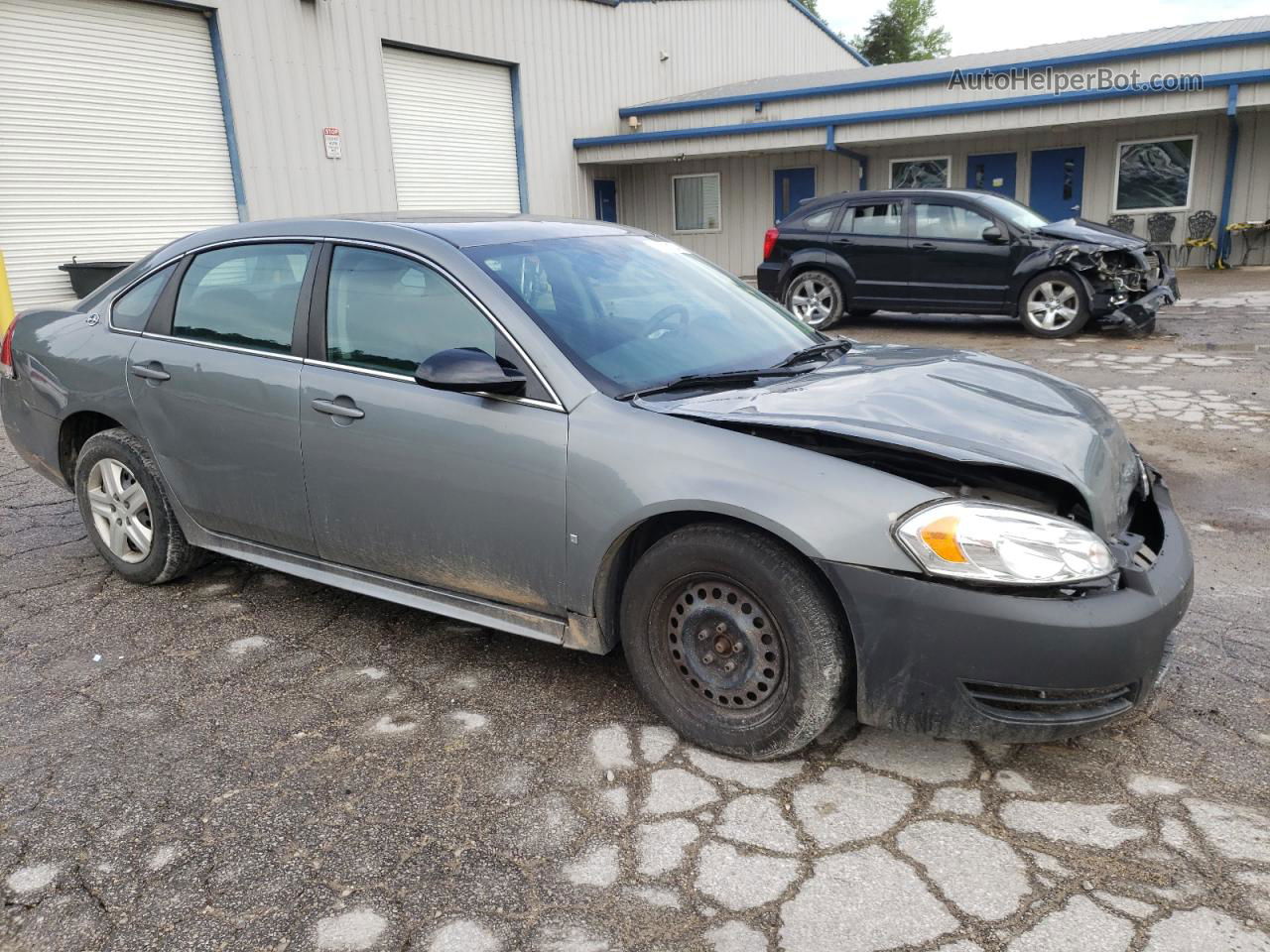 2009 Chevrolet Impala Ls Gray vin: 2G1WB57K991155553