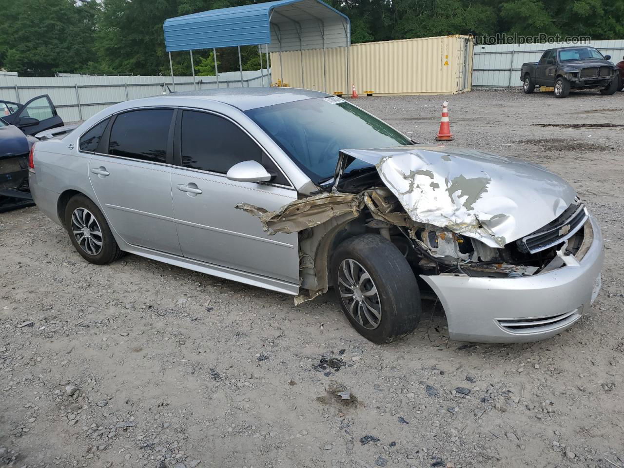 2009 Chevrolet Impala Ls Gray vin: 2G1WB57K991206548