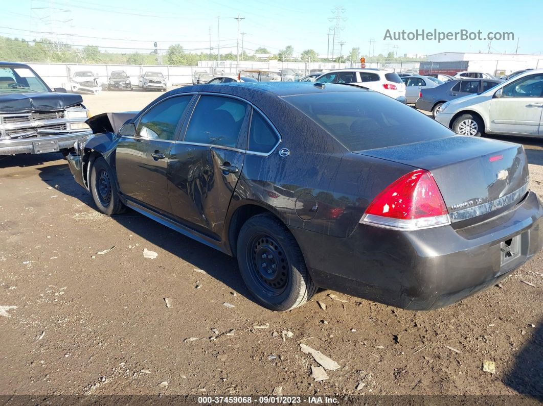 2009 Chevrolet Impala Ls Black vin: 2G1WB57K991224726