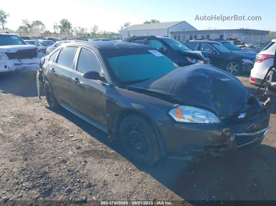 2009 Chevrolet Impala Ls Black vin: 2G1WB57K991224726