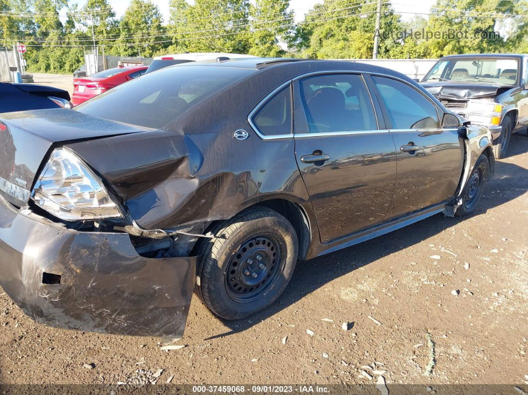 2009 Chevrolet Impala Ls Black vin: 2G1WB57K991224726