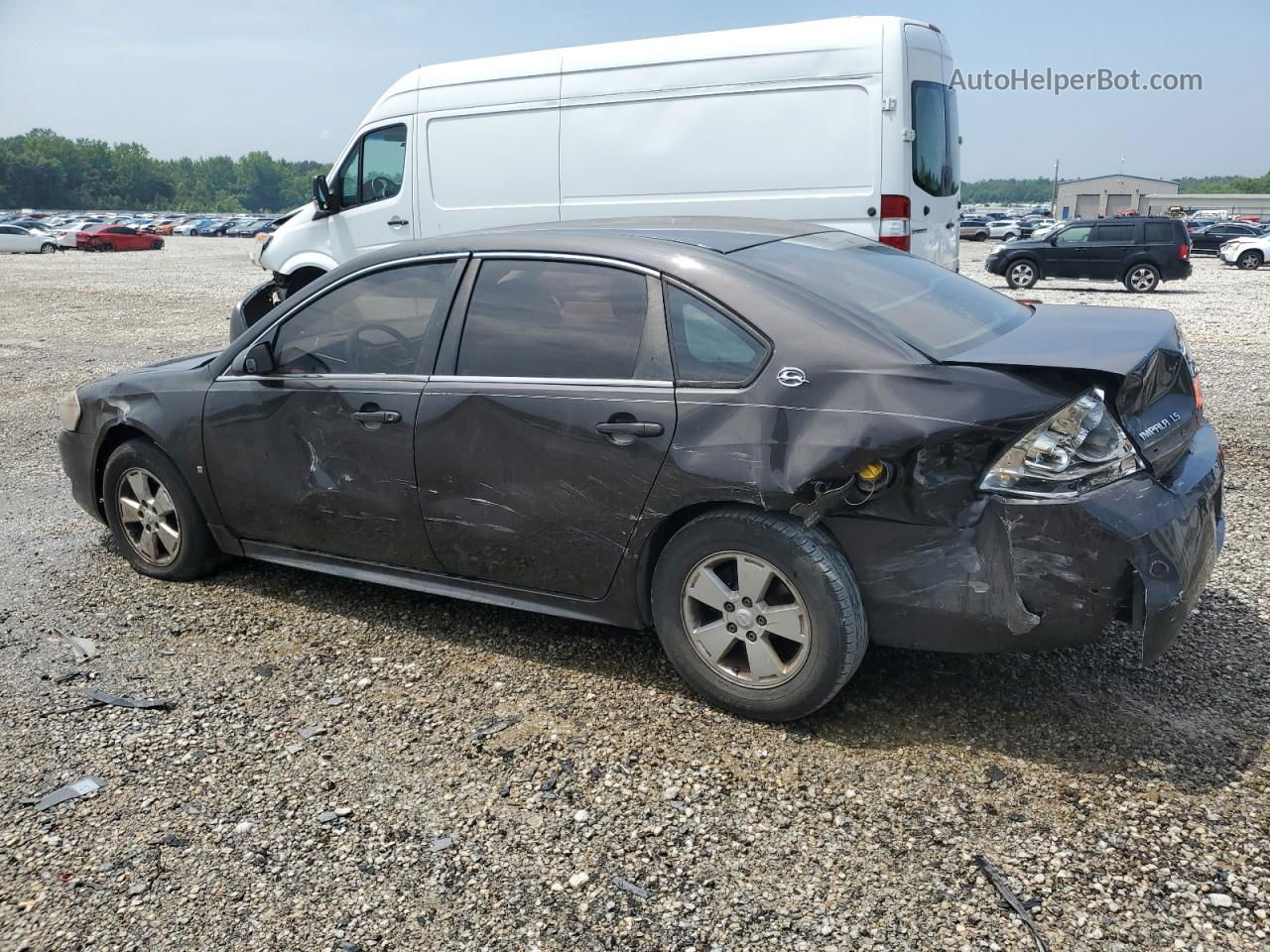 2009 Chevrolet Impala Ls Коричневый vin: 2G1WB57K991239940