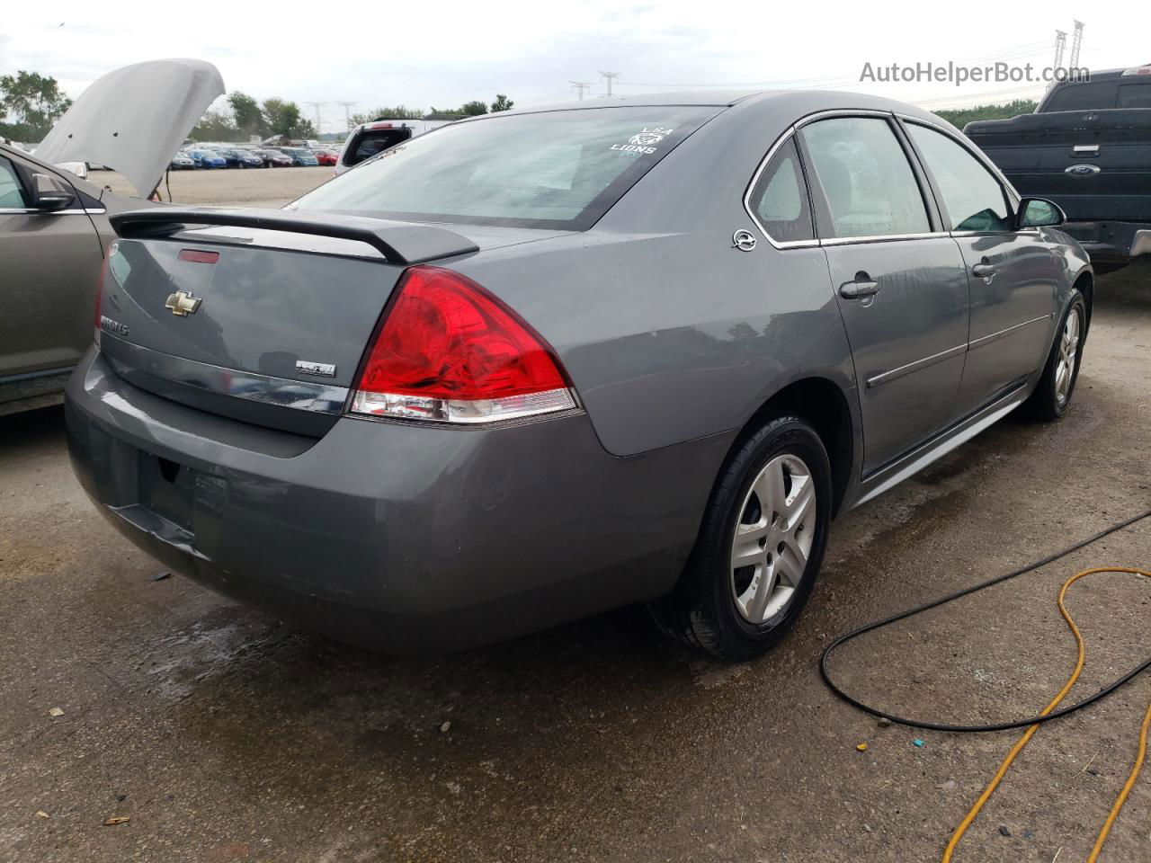 2009 Chevrolet Impala Ls Gray vin: 2G1WB57K991260061