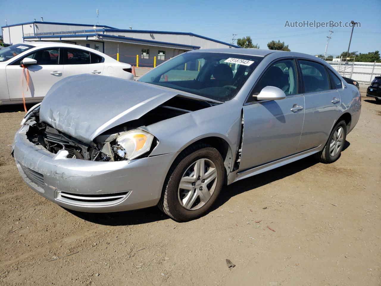 2009 Chevrolet Impala Ls Silver vin: 2G1WB57K991281640