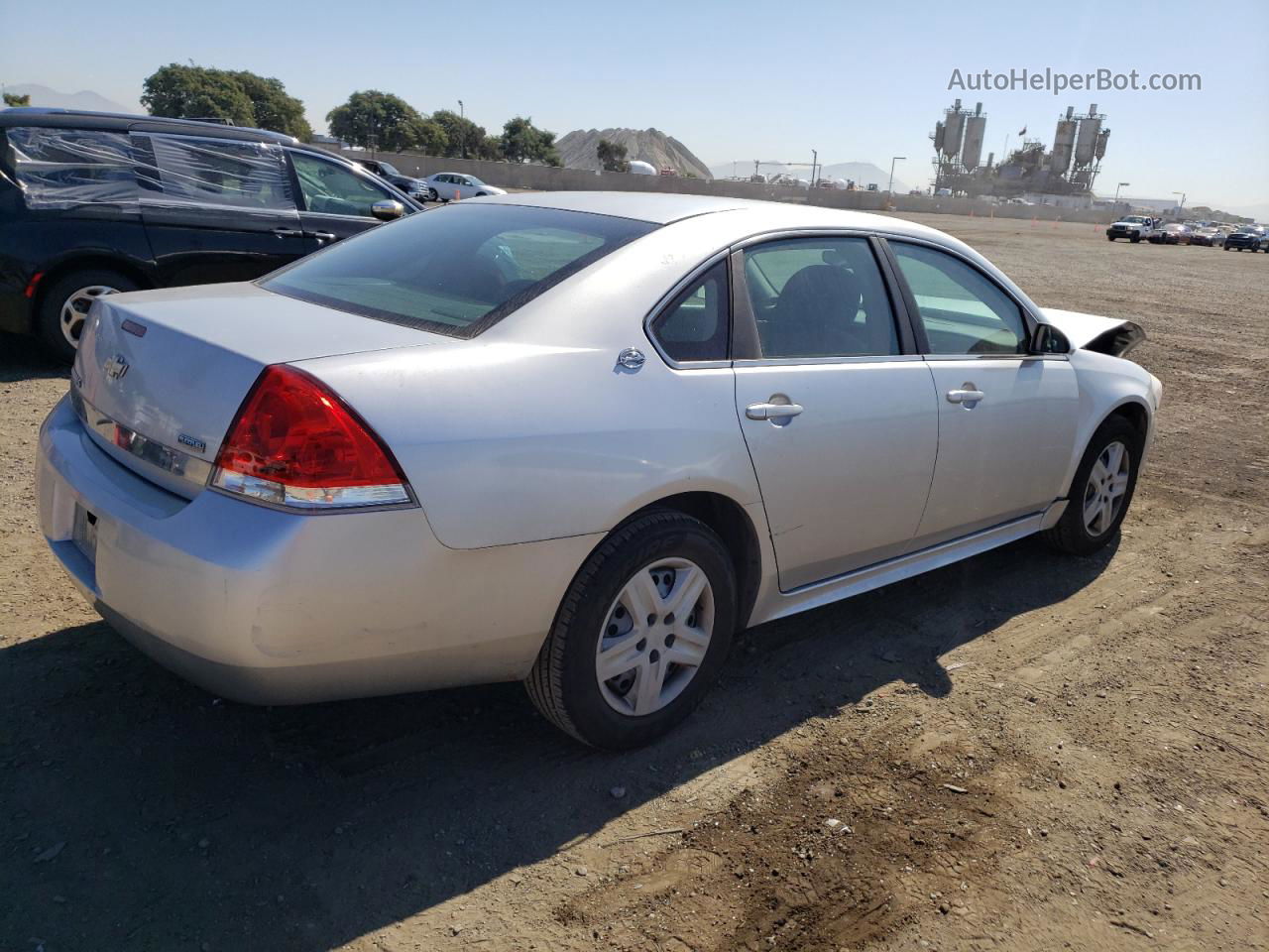 2009 Chevrolet Impala Ls Silver vin: 2G1WB57K991281640