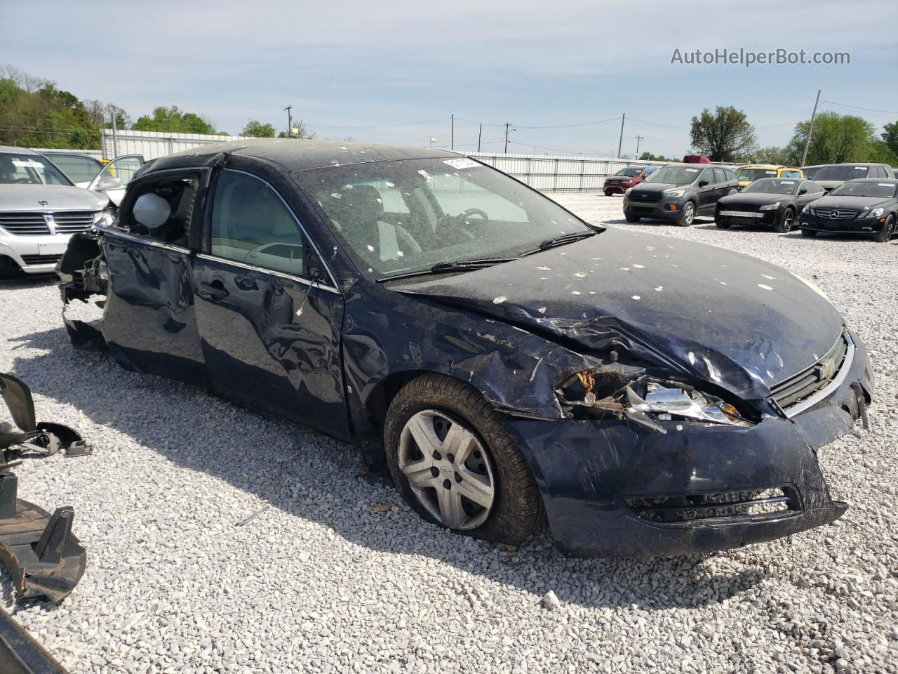 2009 Chevrolet Impala Ls Blue vin: 2G1WB57K991324986