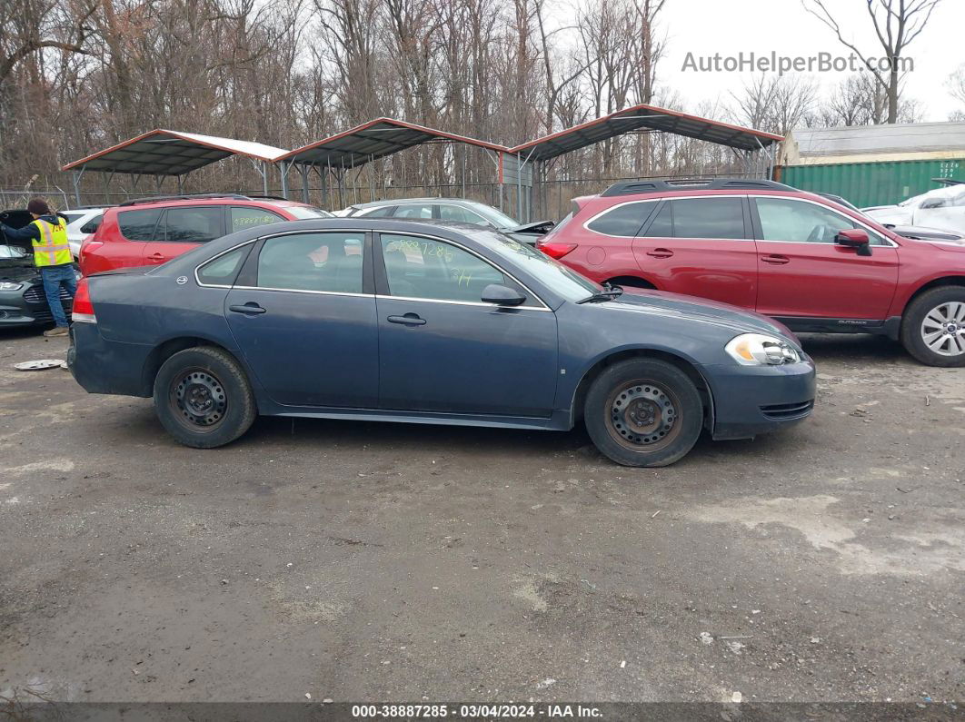 2009 Chevrolet Impala Ls Blue vin: 2G1WB57KX91235489