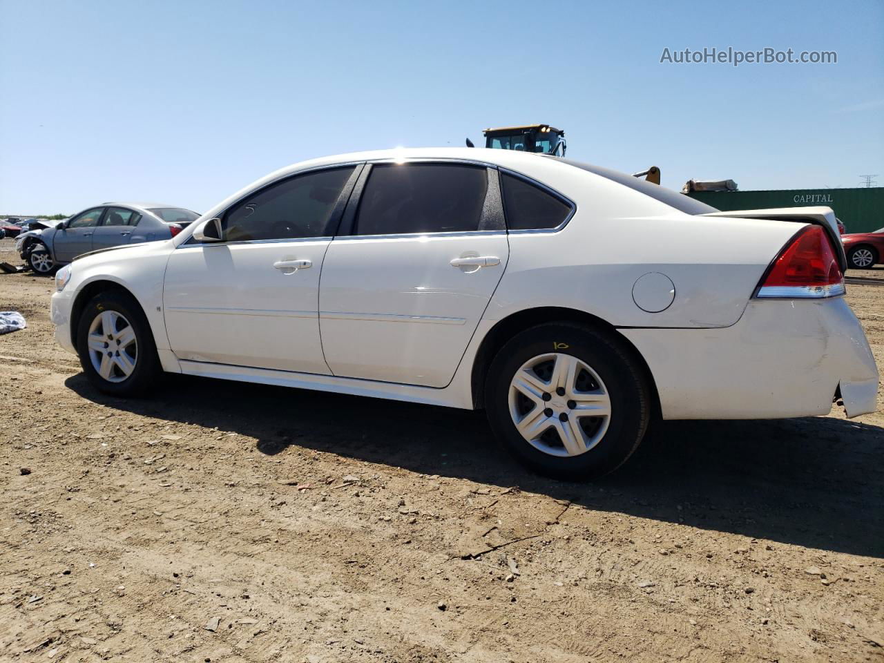 2009 Chevrolet Impala Ls White vin: 2G1WB57KX91284918