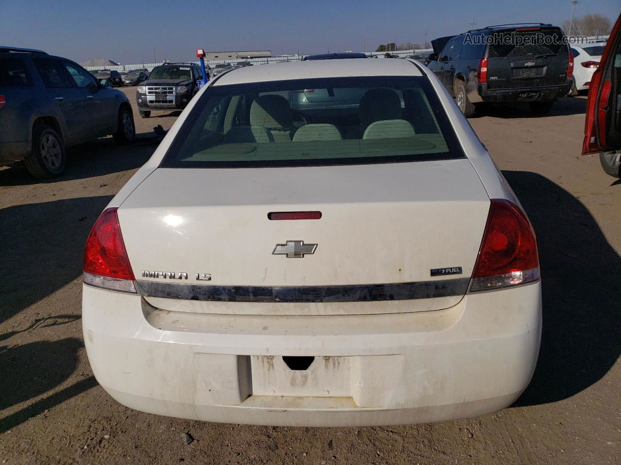 2009 Chevrolet Impala Ls White vin: 2G1WB57KX91287236