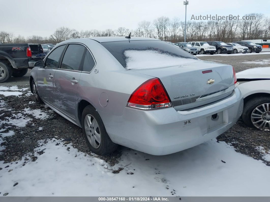 2009 Chevrolet Impala Ls Silver vin: 2G1WB57N091185020