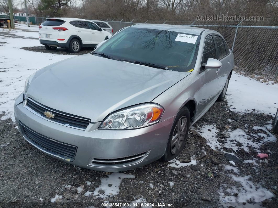 2009 Chevrolet Impala Ls Silver vin: 2G1WB57N091185020