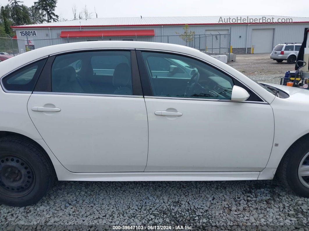 2009 Chevrolet Impala Ls White vin: 2G1WB57N191261943