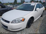 2009 Chevrolet Impala Ls White vin: 2G1WB57N191261943