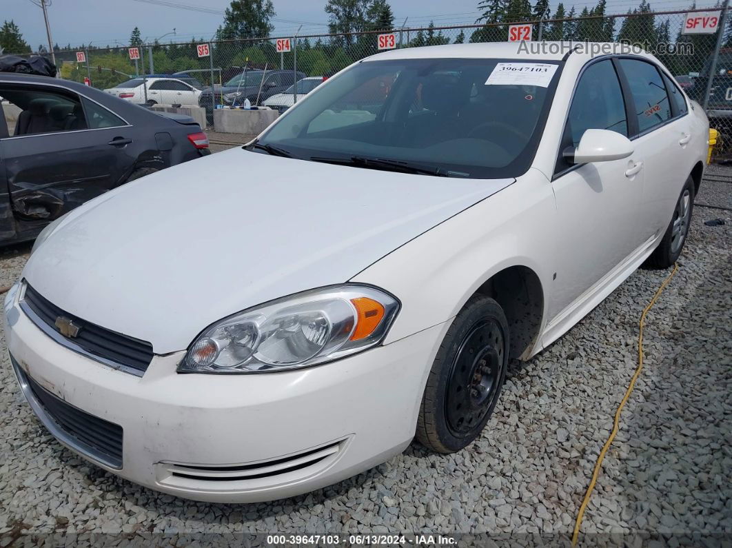 2009 Chevrolet Impala Ls Белый vin: 2G1WB57N191261943