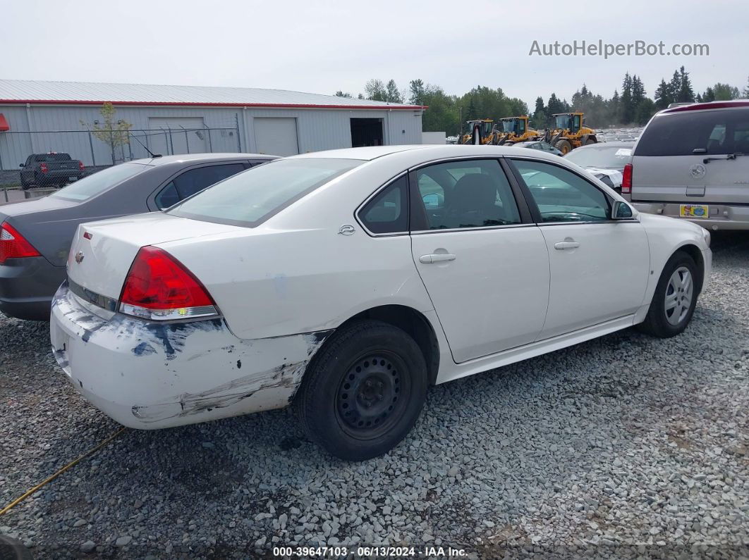 2009 Chevrolet Impala Ls Белый vin: 2G1WB57N191261943