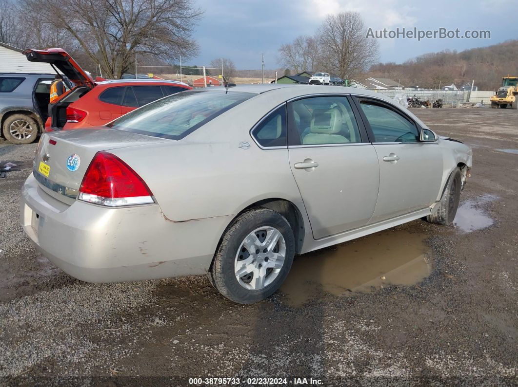 2009 Chevrolet Impala Ls Beige vin: 2G1WB57N191285661