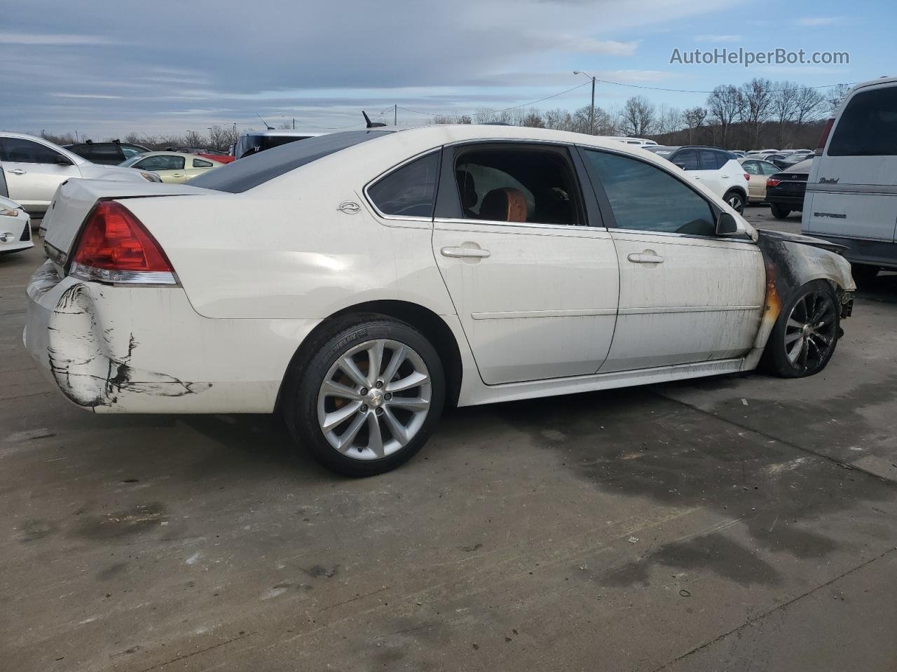 2009 Chevrolet Impala Ls White vin: 2G1WB57N291228160