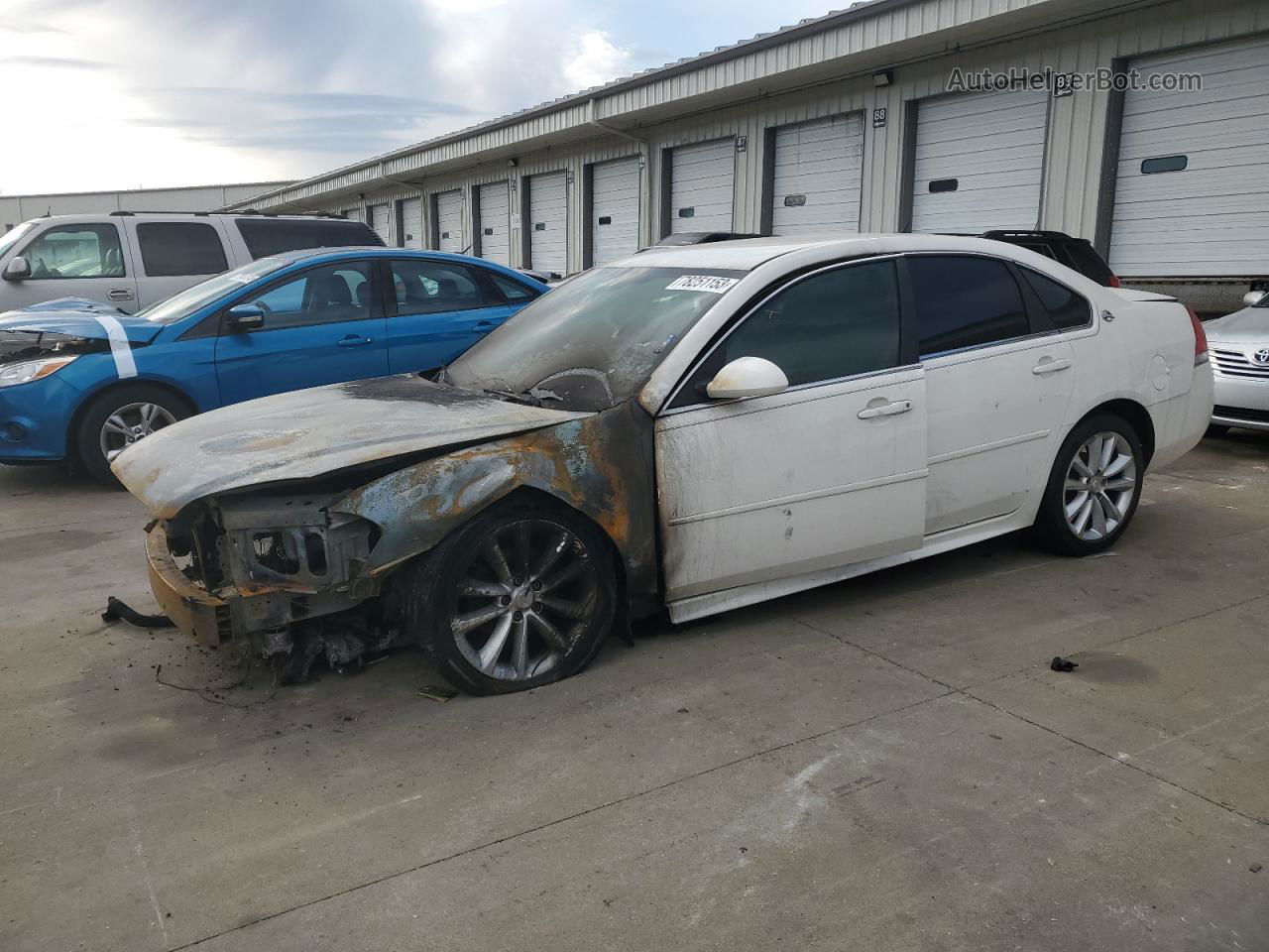 2009 Chevrolet Impala Ls White vin: 2G1WB57N291228160