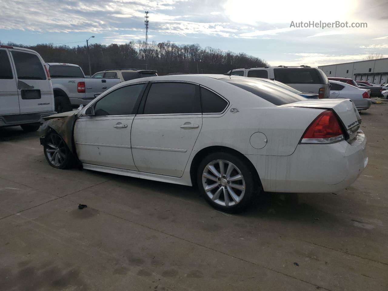 2009 Chevrolet Impala Ls White vin: 2G1WB57N291228160