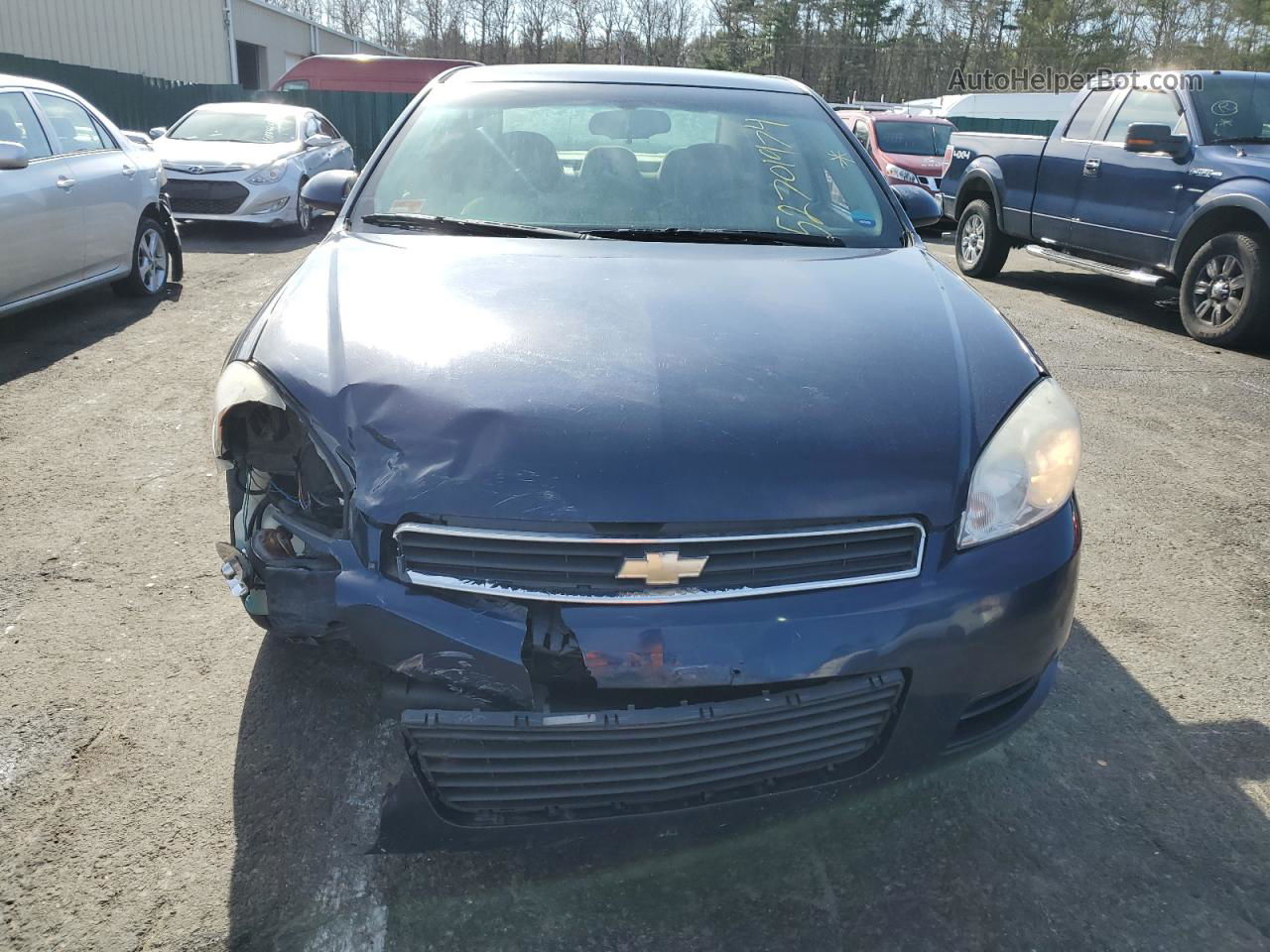 2009 Chevrolet Impala Ls Blue vin: 2G1WB57N291247520