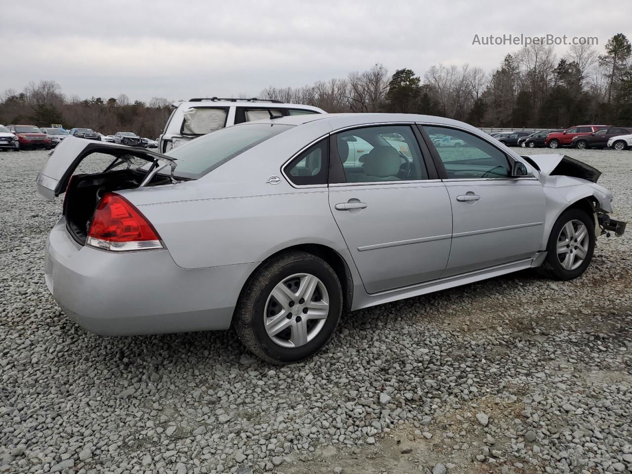 2009 Chevrolet Impala Ls Серебряный vin: 2G1WB57N591147539