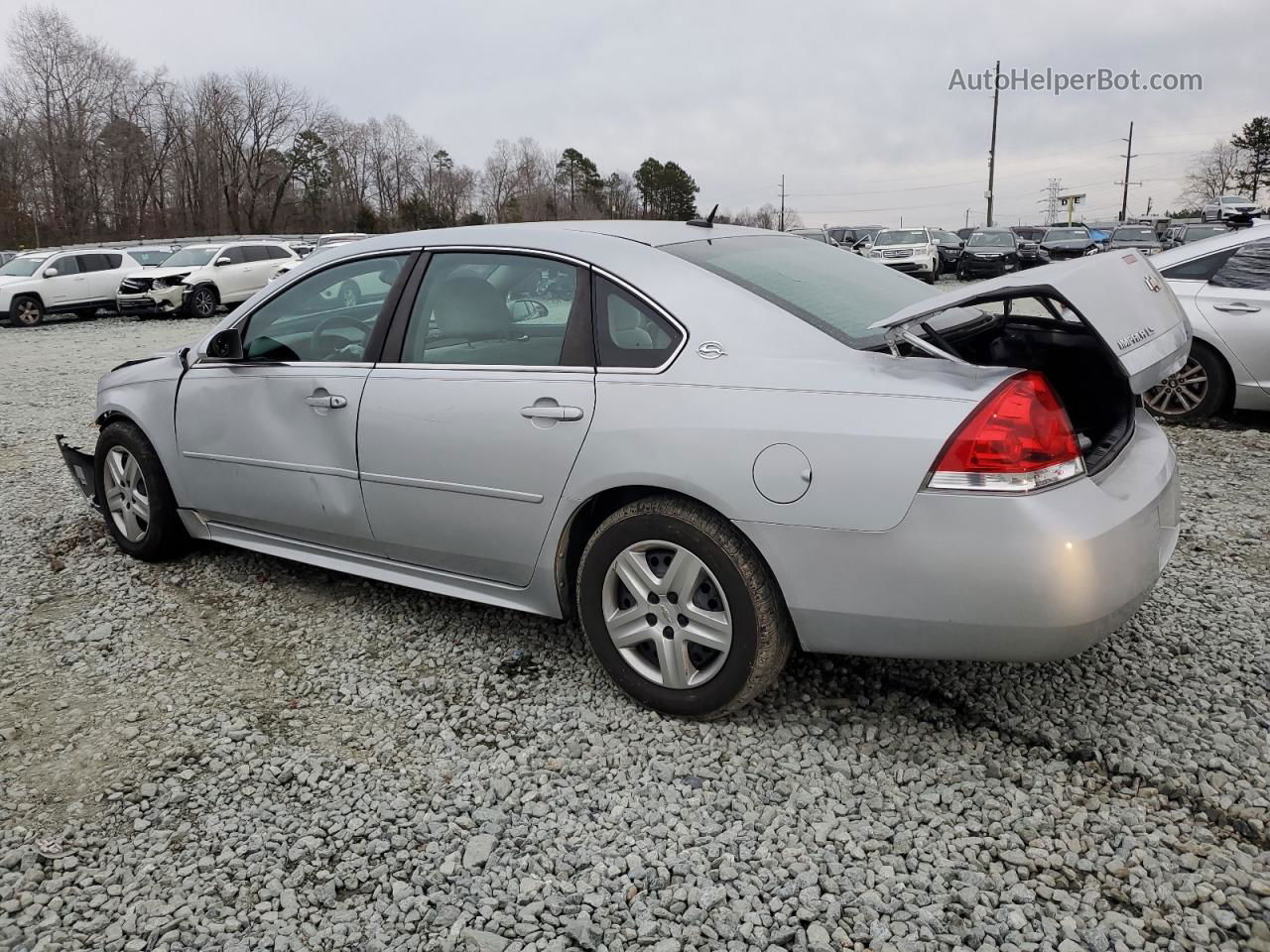 2009 Chevrolet Impala Ls Серебряный vin: 2G1WB57N591147539