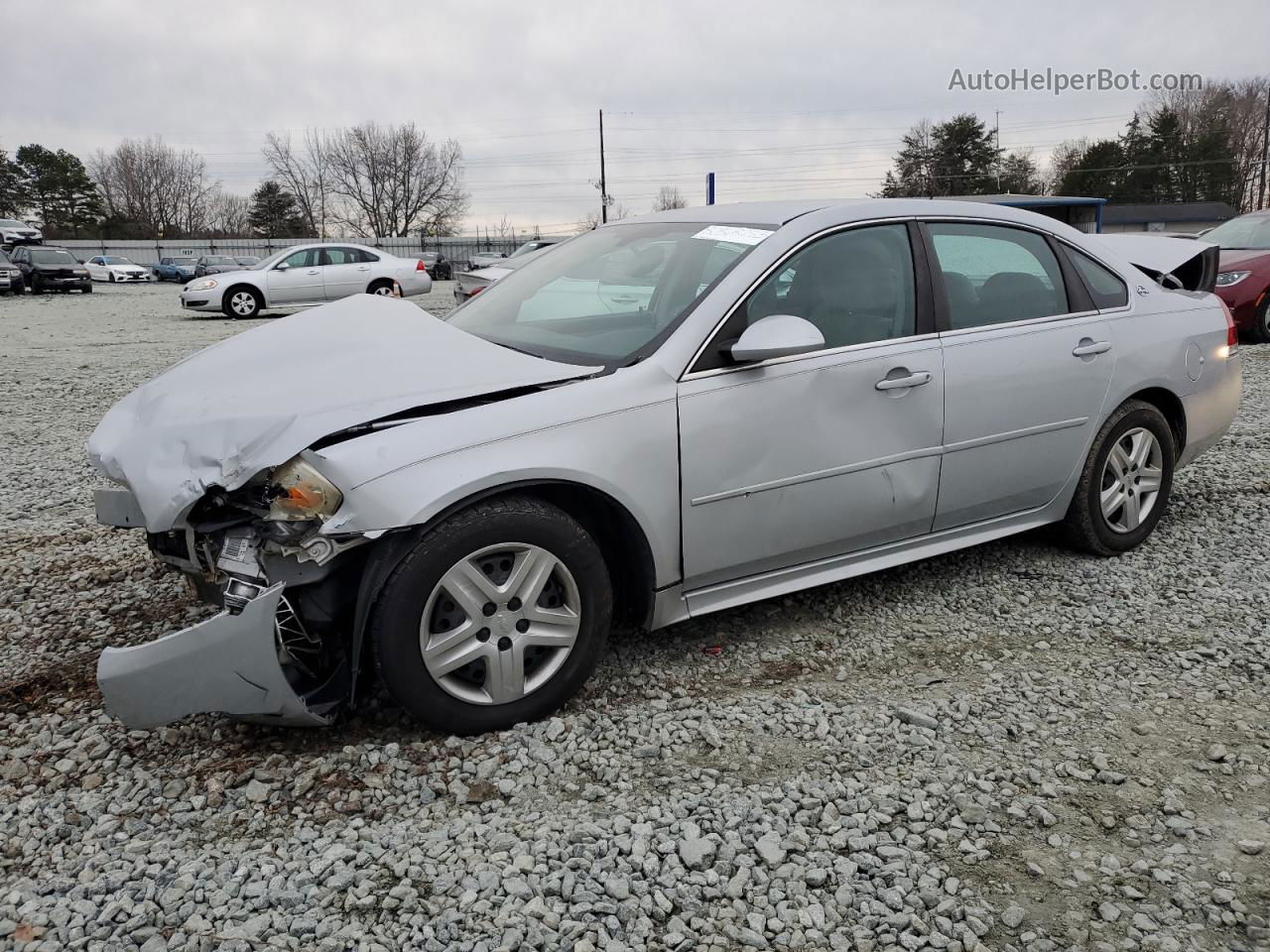 2009 Chevrolet Impala Ls Silver vin: 2G1WB57N591147539