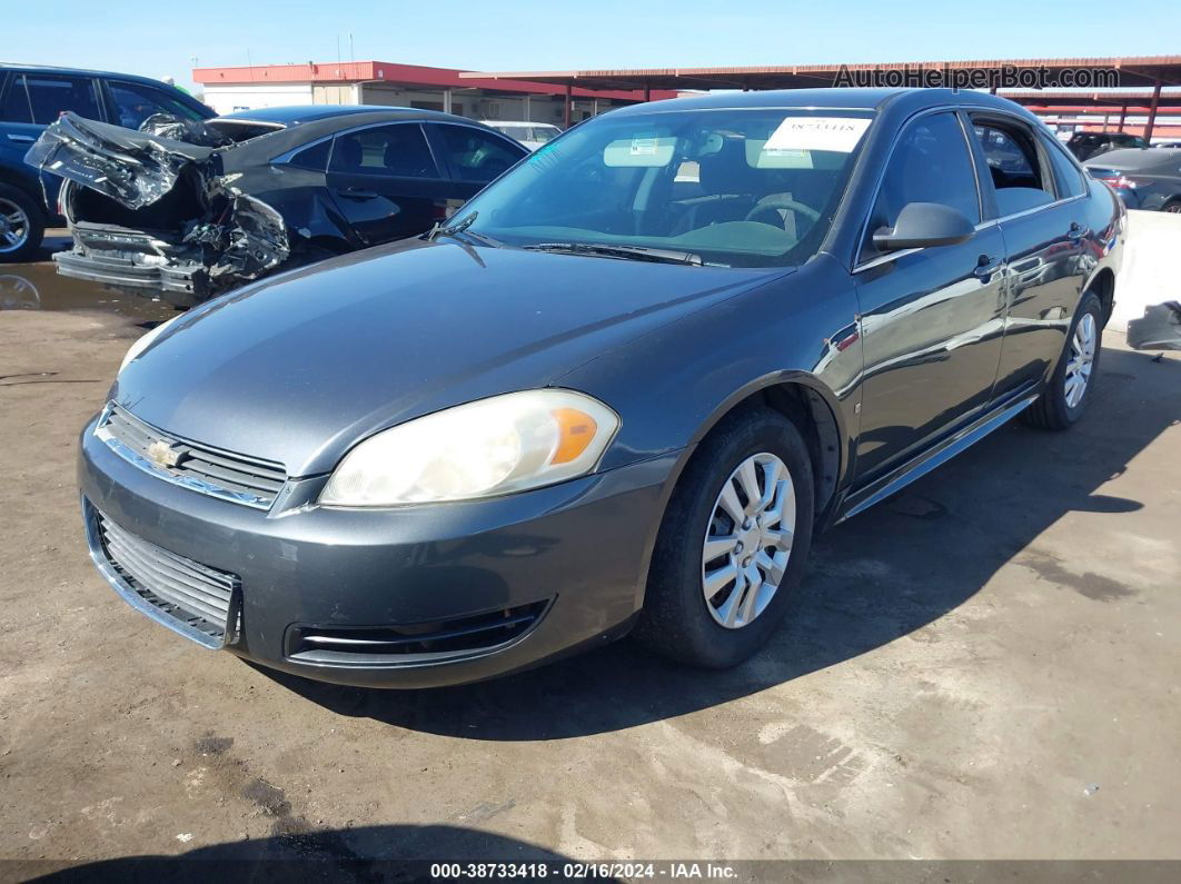 2009 Chevrolet Impala Ls Gray vin: 2G1WB57N891323175