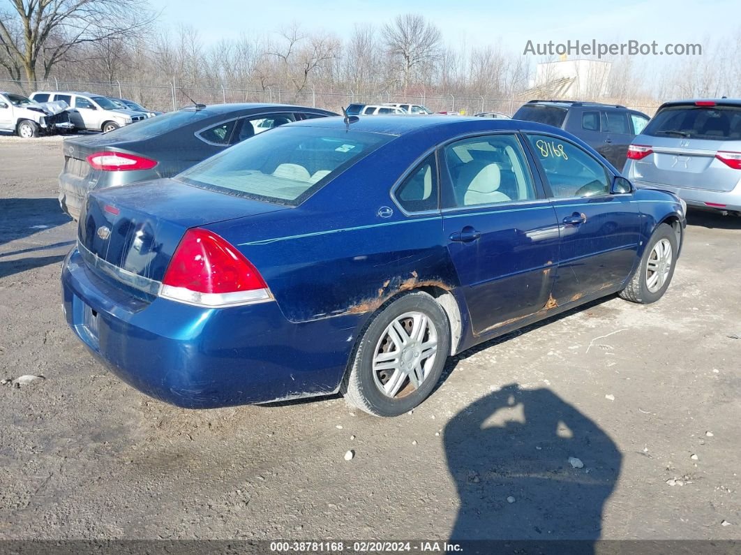 2006 Chevrolet Impala Ls Blue vin: 2G1WB58K069319865