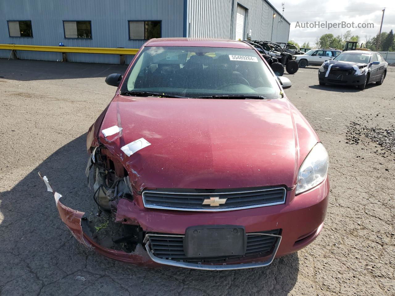 2006 Chevrolet Impala Ls Red vin: 2G1WB58K169148348