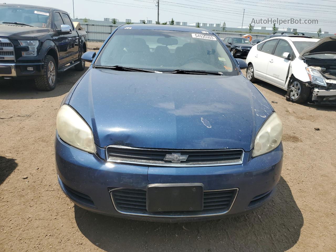 2006 Chevrolet Impala Ls Синий vin: 2G1WB58K369348244
