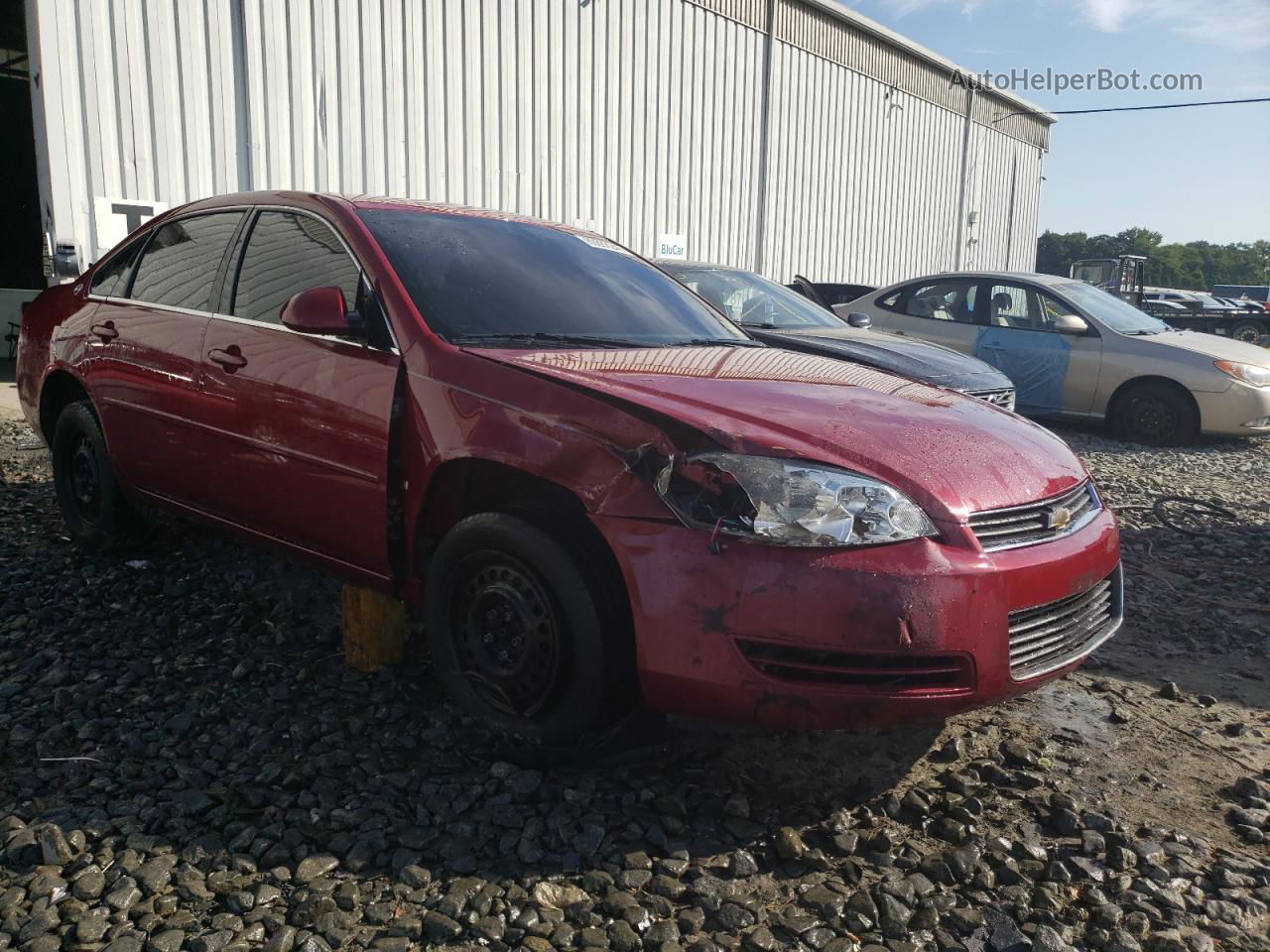 2006 Chevrolet Impala Ls Burgundy vin: 2G1WB58K369415456